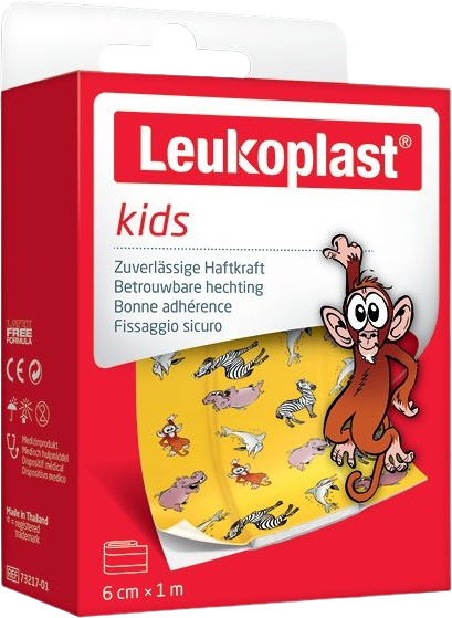 Leukoplast Kids Náplasť pre deti, role 6 cm x 1 m
