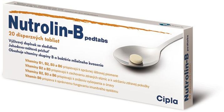 Nutrolin B PEDTABS 20 tbl 20 ks