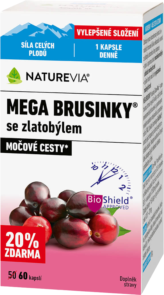 NatureVia Mega brusnice 60 ks