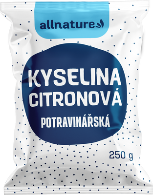 Allnature Kyselina citrónová 250 g