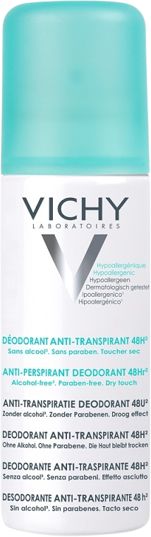 Vichy Deodorant Anti-Transpirant a Antiperspirant 48h sprej 125 ml