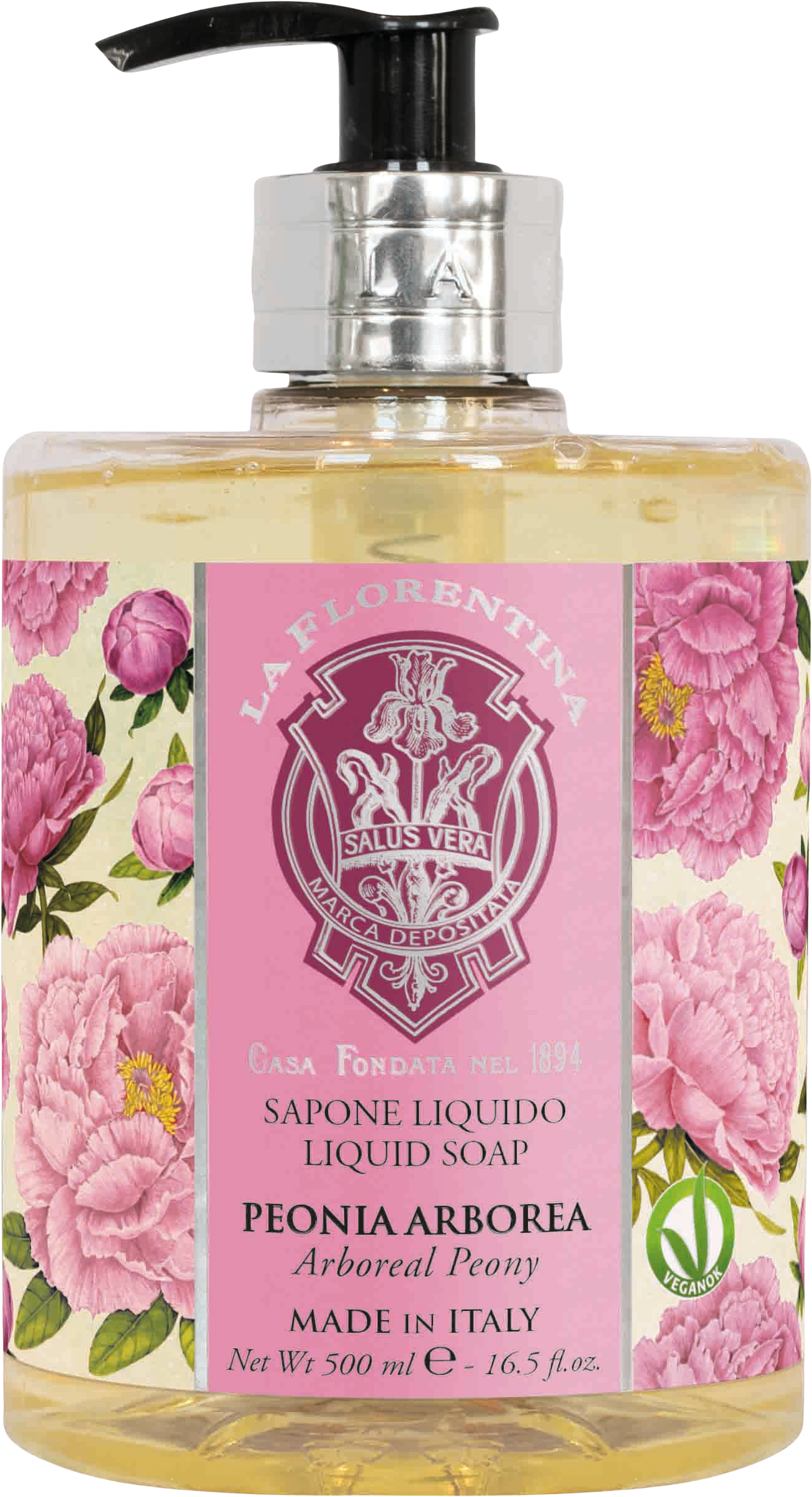 La Florentina Tekuté mydlo Peonia Arborea 500 ml