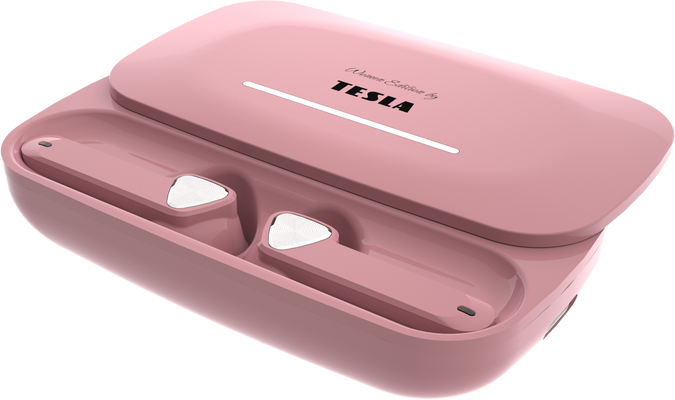 Tesla Sound EB20 - bezdrôtové Bluetooth slúchadlá (Pearl Pink)