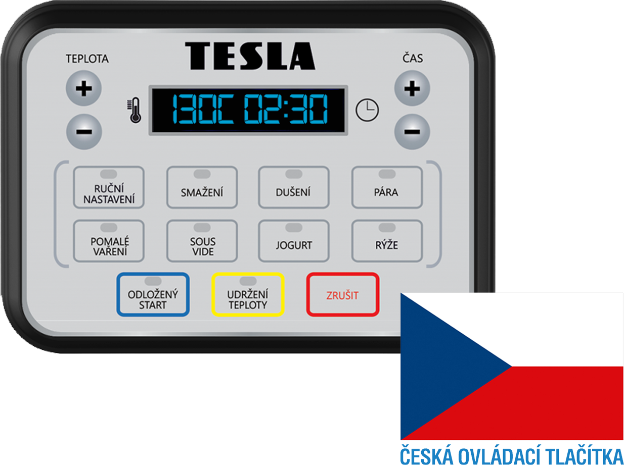 Tesla MultiCook M80 Deluxe - multifunkčný elektrický hrniec