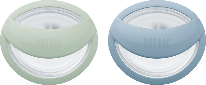 Nuk Cumlík Perfect Match GREEN/BLUE 0-6m BOX 2 ks