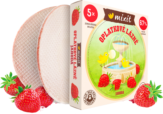 Mixit oblátkové kúpele – Jahoda 150 g