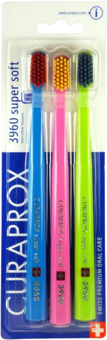 Curaprox CS 3960 Super Soft Zubná kefka 3 ks