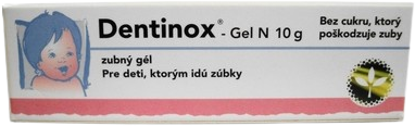 Dentinox - Gél N zubný gél pre deti, 10 g