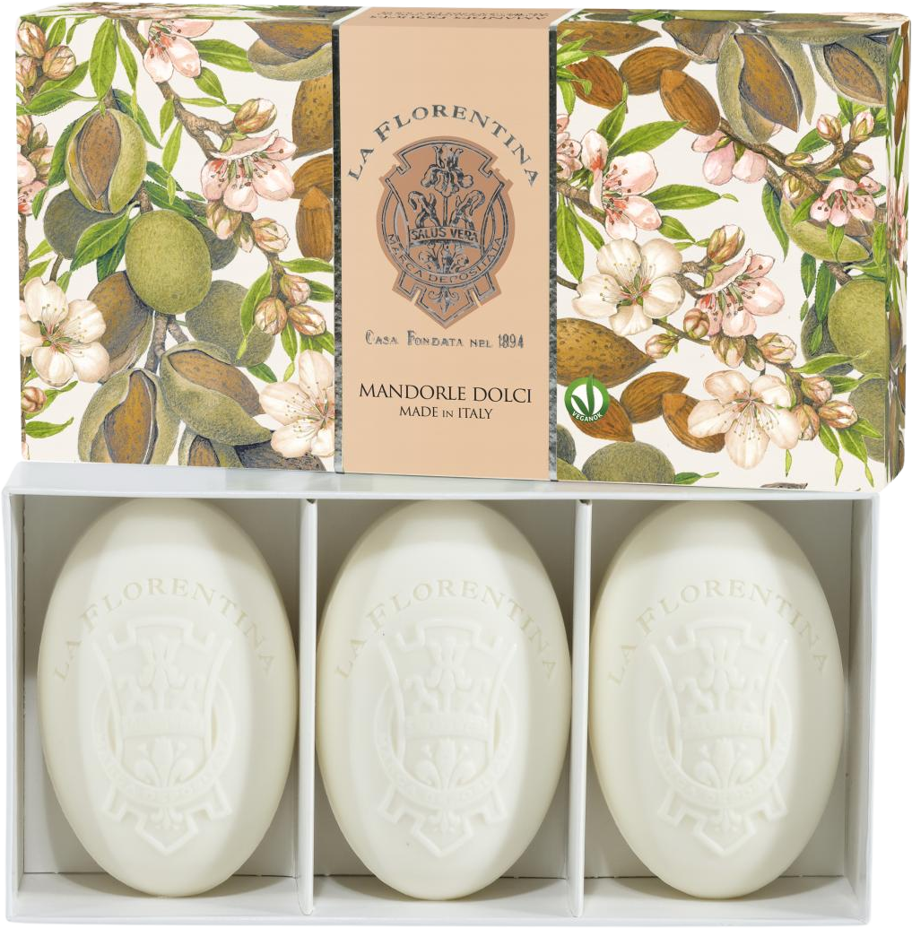 La Florentina Kazeta mydiel sladké mandle 450 g