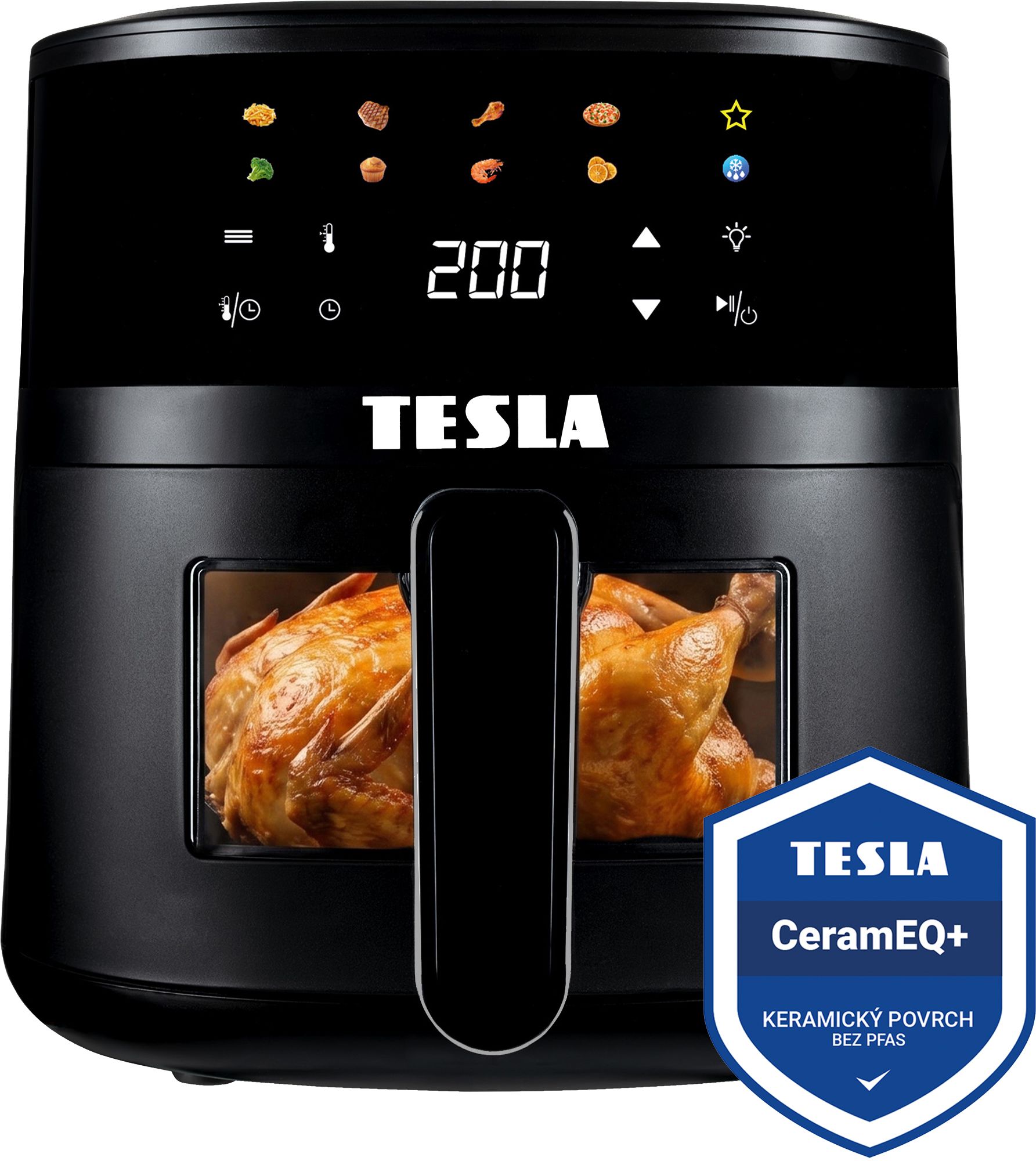 Tesla AirCook Q45 Pro-multifunkčná digitálna teplovzdušná fritéza