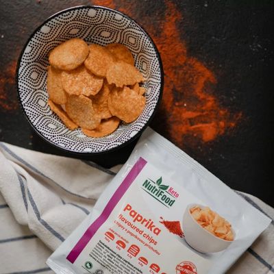 NutriFood Keto Chipsy s paprikovou príchuťou 25 g