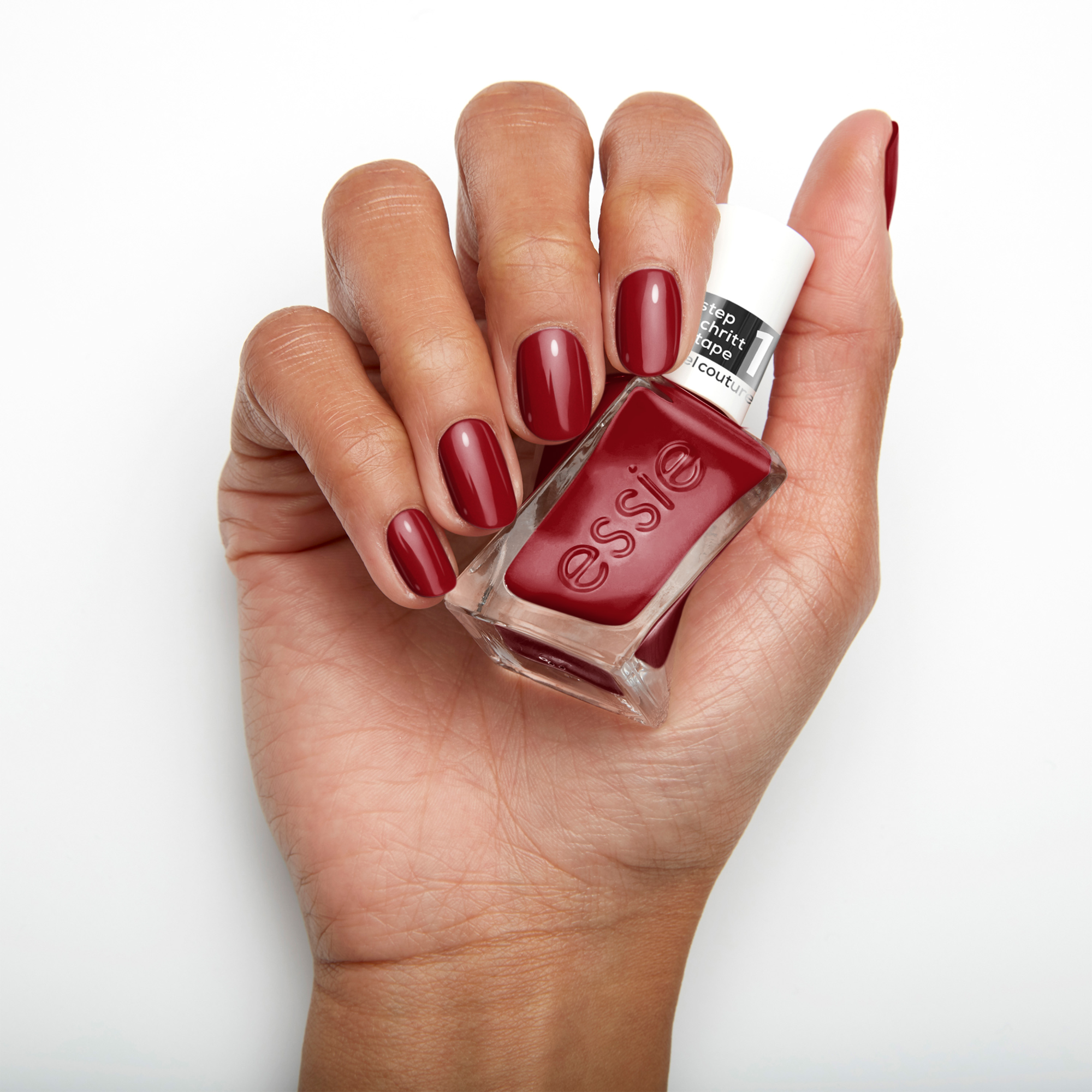 Essie gel couture 2.0 509 paint the gown red lak na nechty, 13.5 ml