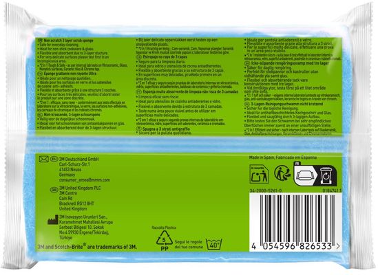 3M Nexcare Scotch-Brite® Delicate Ultra nepoškriabajúce hubky 2 ks
