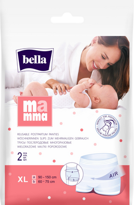 Bella Mamma Sieťované nohavičky XL 2 ks