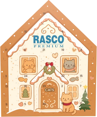 Rasco Adventný kalendár pre mačky 96 g