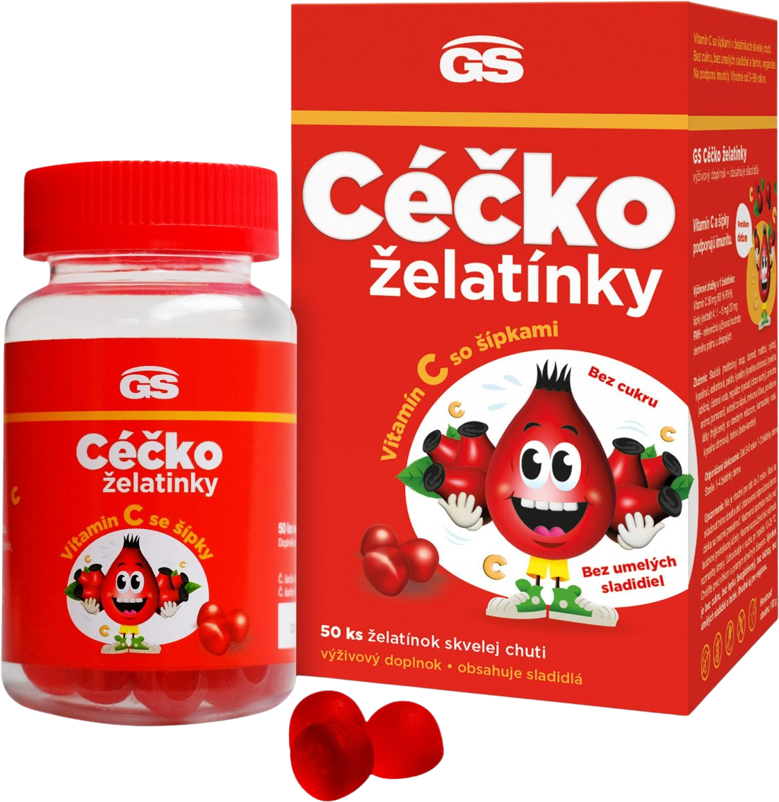GS Céčko želatínky 50 ks