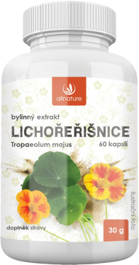 Allnature Kapucínka bylinný extrakt 60 kapsúl