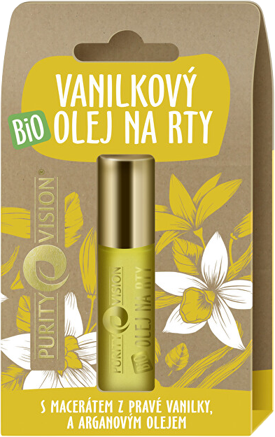 Purity Vision Vanilkový olej na pery BIO 10 ml