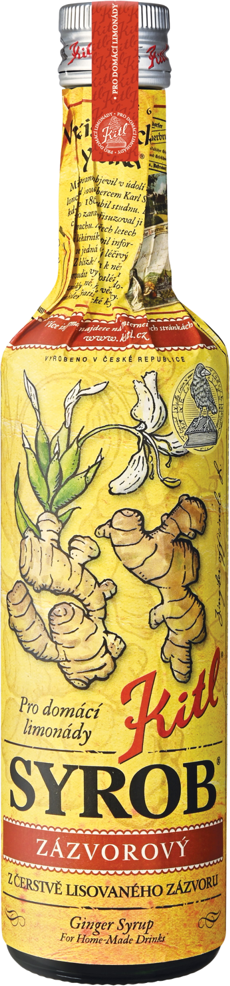 Kitl Syrob Zázvorový 500 ml