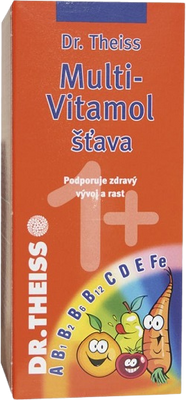 Dr. Theiss MULTI-VITAMOL ŠŤAVA 1+ 200 ml