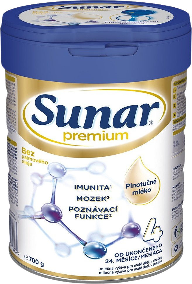 Sunar Premium 4 batoľacie mlieko 700 g