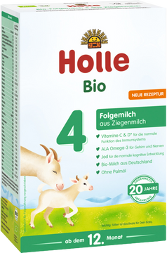 Holle bio mliečna výživa pokračovacia na báze kozieho mlieka 4 od 12. mesiaca 400 g