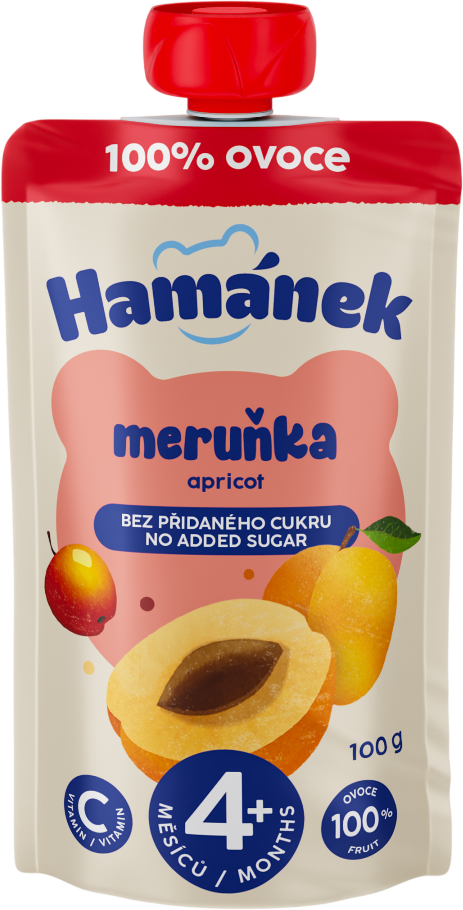 Hamánek vrecko Marhuľa a jablko 100 g