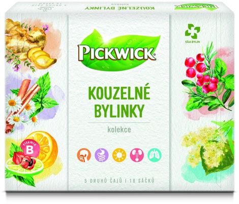 Pickwick Magické bylinky - Kolekcia bylinných čajov 18 vrecúšok