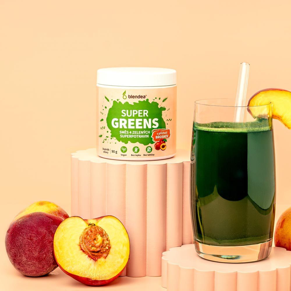 Blendea Supergreens broskyňa 90 g