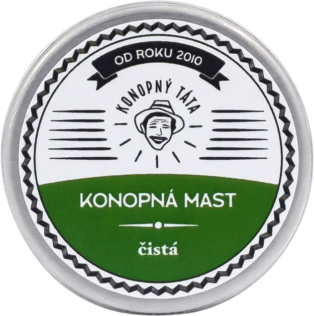 Konopný Táta Cestovní Konopná mast čistá 15 ml