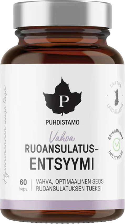Puhdistamo Digestive Enzymes (Tráviace enzýmy) 60 kapslí