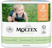 Moltex Pure & Nature Midi 4-9 kg, 33 ks