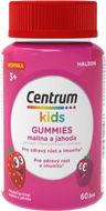 Centrum Kids Gummies multivitamín pre deti malina a jahoda želé 60 ks