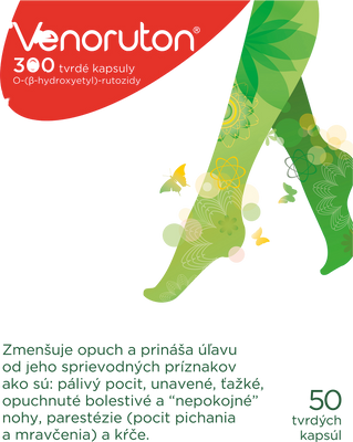 Venoruton 300, 1 x 50 tvrdých kapsúl