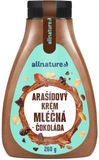 Allnature Arašidový krém s mliečnou čokoládou 260 g