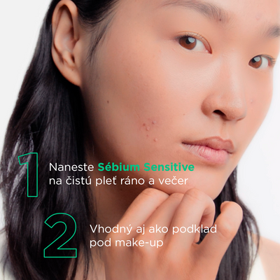 Bioderma Sébium Sensitive upokojujúci a hydratačný krém na pleť s akné 30 ml