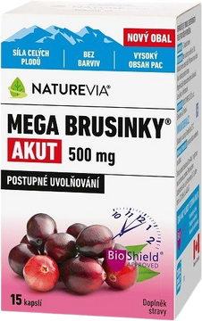 Swiss Natural Mega brusnice Akut 15 kapsúl