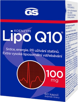 GS Koenzým Lipo Q10 100mg 60 kapsúl