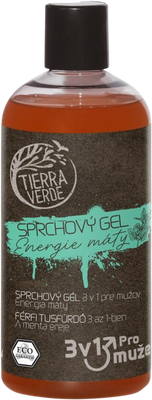 Tierra Verde Sprchový gél 3 v 1 pre mužov Energia mäty 500 ml
