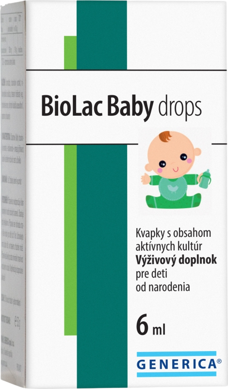 Generica BioLac Baby drops kvapky 6 ml