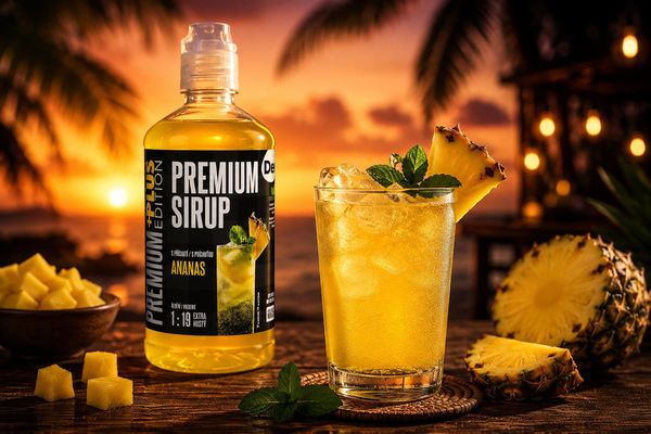 DEI Prémiový Plus sirup ananás 485 ml