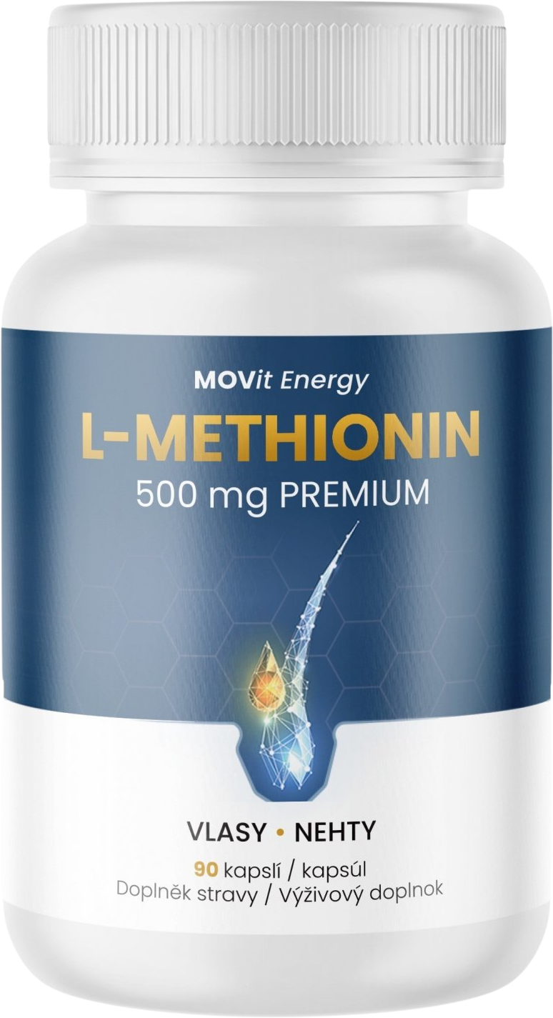 MOVit Energy L-Methionin 500mg Premium 90 kapsúl