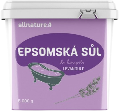 Allnature Epsomská soľ Levanduľa 5 kg