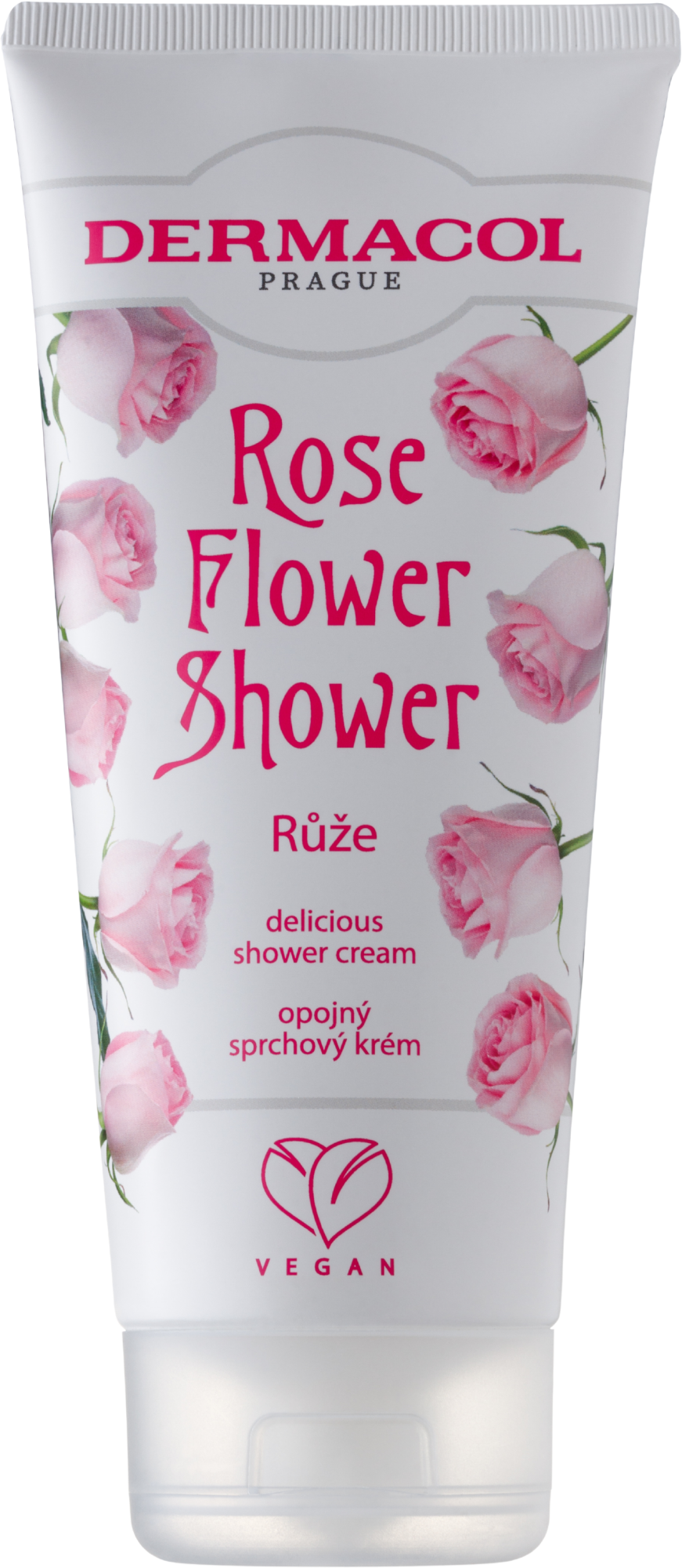 Dermacol Flower shower Opojný sprchový krém Ruže 200 ml
