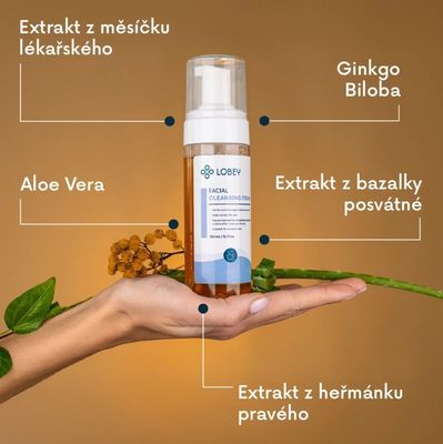 Lobey Pena na čistenie tváre 150 ml