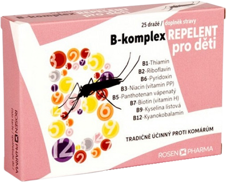 Rosen Pharma B-komplex REPELENT pre deti 25 ks