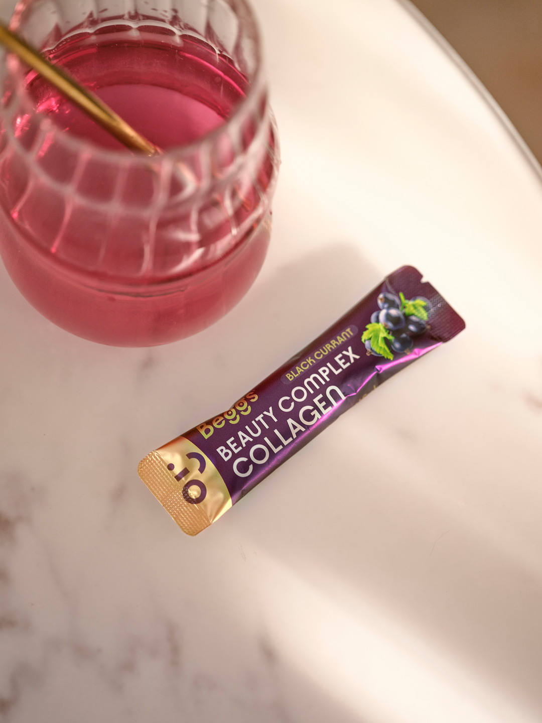 Beggs Beauty and Glow collagen Blackcurrant 30 x 5.8 g