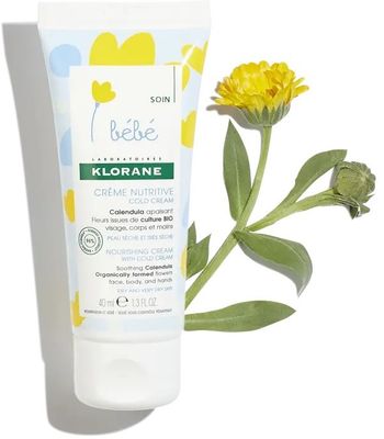 Klorane bébé Výživný krém 40 ml