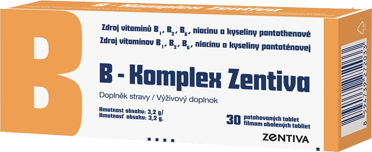 B-Komplex Zentiva 30 tabliet