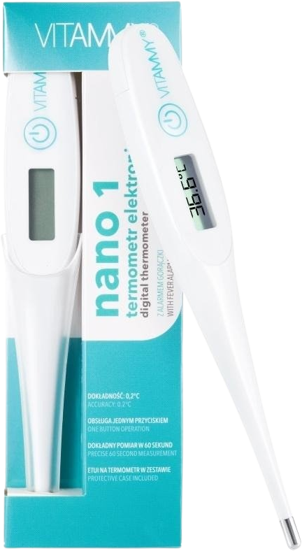 Vitammy Nano 1 Digitálny teplomer novej generácie s alarmom horúčky